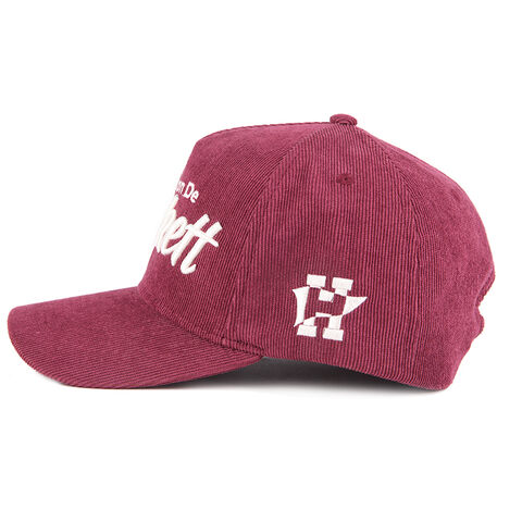 Hochwertige Herren- und Damen-Baseballkappen im Großhandel, bestickte Vintage-Cord-Baseballkappe in zwei Farben