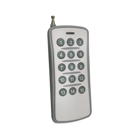 Control Remoto Inalámbrico RF de Alta Potencia con 15 Teclas para Luces LED, Control a Larga Distancia para la Industria de Grúas y Barreras de Compuertas de Irrigación