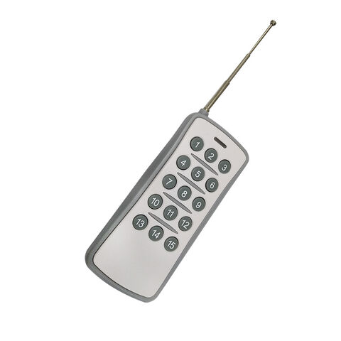 Control Remoto Inalámbrico RF de Alta Potencia con 15 Teclas para Luces LED, Control a Larga Distancia para la Industria de Grúas y Barreras de Compuertas de Irrigación