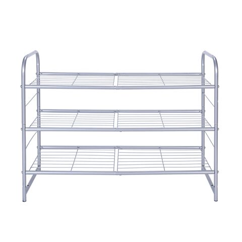Rack Organizador de Sapatos de Canto de 3 Níveis para Casa, Grande e Pequeno, Economia de Espaço, Venda por Atacado