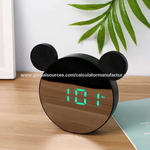 Reloj de Pared Digital Grande LED Tiempo Calendario Temperatura Humedad
