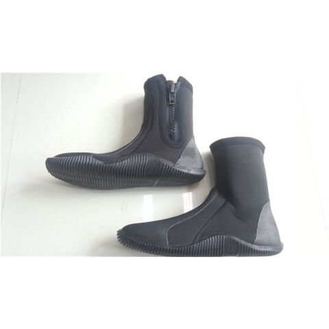 Non-slip Water Sports Beach High Cut Diving Shoes With Zipper 3mm 5mm  Neoprene Waterproof Warm Diving Boots - Buy China Wholesale Diving Boot,non- slip Water Shoes. $14.5