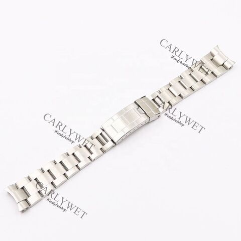 Bulk Buy China Wholesale Rolamy New 20mm Steel Links Hollow Curved End Glide Lock Clasp Watch Band Bracelet For Rolex Vintage Submarine Oyste 70216 455b 6 from Shenzhen Wendiya Trading Company Limited