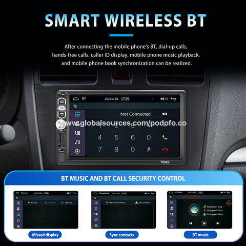 Autoradio Android Auto radio 1 Din 7 ''écran tactile lecteur