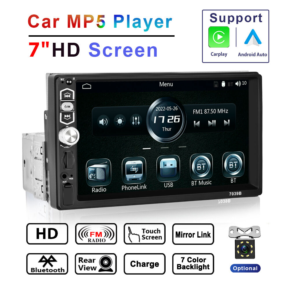1 Din Auto Radio Android MP5 Lecteur Multimédia 1 Din Autoradio