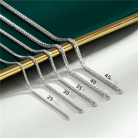 925 Silver Jewelry  Wholesale Sterling Silver Chains At Factory