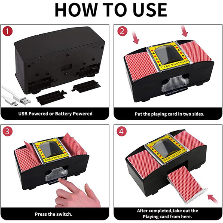 2 Deck Plastic Automatic Card Shuffler Dealer $2 - Wholesale China ...