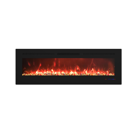 Luxstar 36 Inches Wall-mounted And Recessed Led 3d Electric Fireplace ...