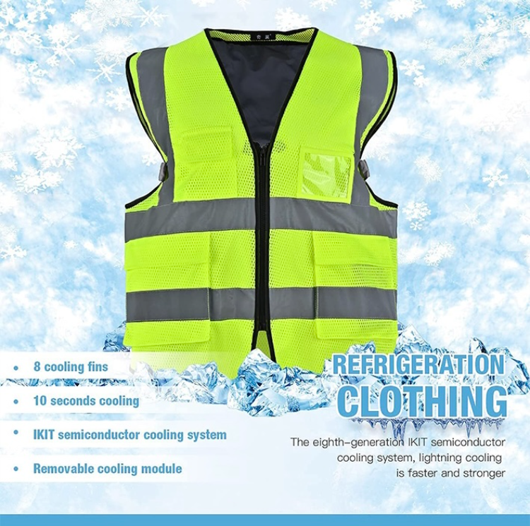 Cooling Vest for Men, Semiconductor Cooling & Heating vest with Battery  Pack, Perfect for Outdoor