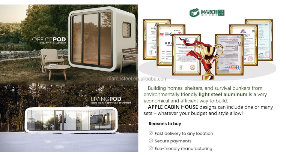 Buy Wholesale China Prefab Container House Space Capsule /modern Design ...