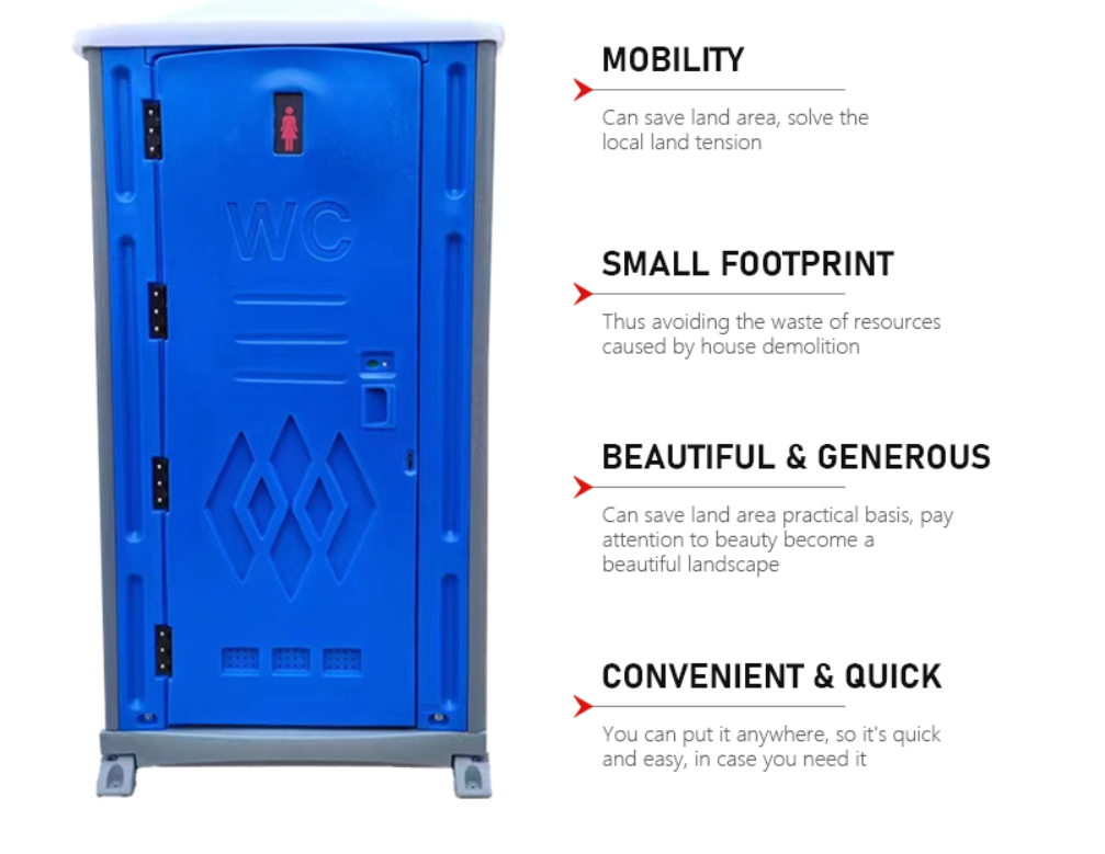 Buy Wholesale China Hot Sale Hdpe Mobile Portable Toilet For Outdoor