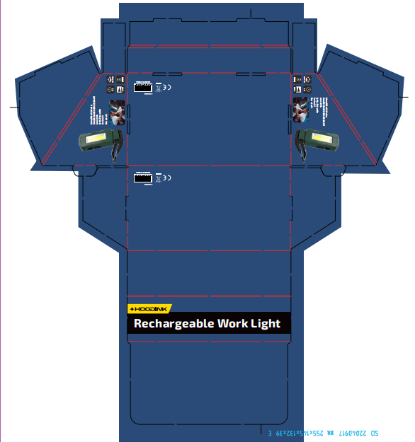 Buy Wholesale China Hoodink 500lm Handheld Work Light Rechargeable