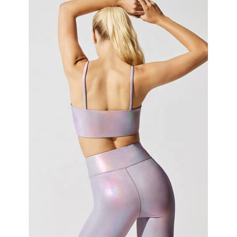 Conjunto de yoga y leggings para mujer, ropa deportiva personalizada
