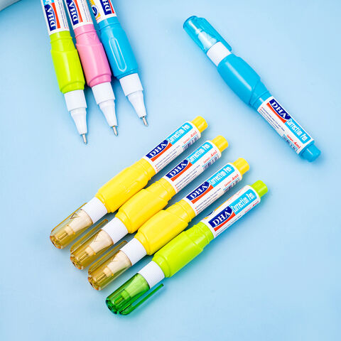 Caneta Corretora de Ponta Metálica Não Tóxica de Secagem Rápida 4ml DH-842