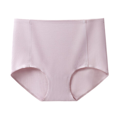 China Comfortable 60s Modal Underwear With Cotton Crotch High Rise Women'S Seamless  Briefs Manufacturers and Suppliers