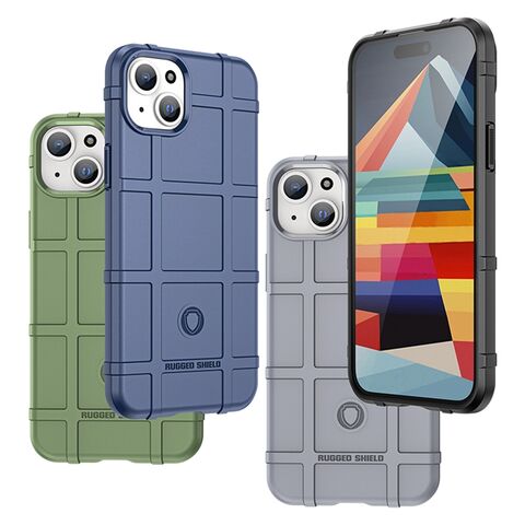 Coque antibactérienne antichoc hybride invisible pour Apple iPhone