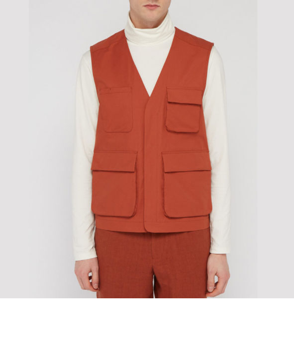 Wholesale Casual Custom Jacket Sleeveless Men Vest Jacket Utility