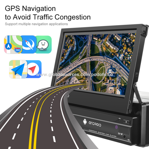 1 Din Android 10 Car Radio Autoradio 7 Retractable Touch Screen