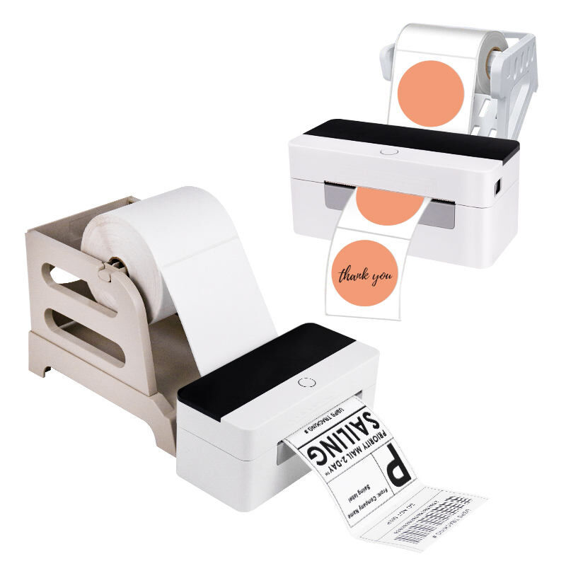 Impresora de etiquetas térmicas de escritorio para 4x6 Paquete de envío  Fabricante de etiquetas 160 mm / seg Impresora de pegatinas térmicas USB de  alta velocidad