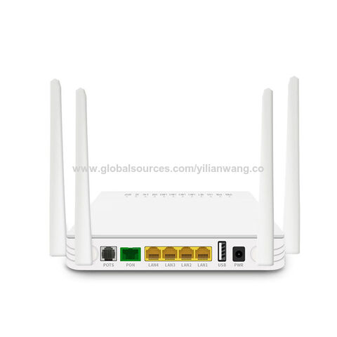 Fibre optique,Modem routeur ZTE GPON 1GE + 3FE + 1 POTS + Wifi ONU