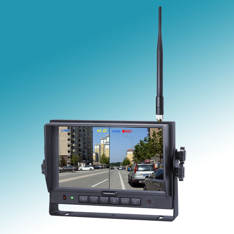 Kit de voiture de recul WiFi avec aimant et batterie Caméra HD AHD 6700 mAh avec  moniteur 8 IR + 7 HD