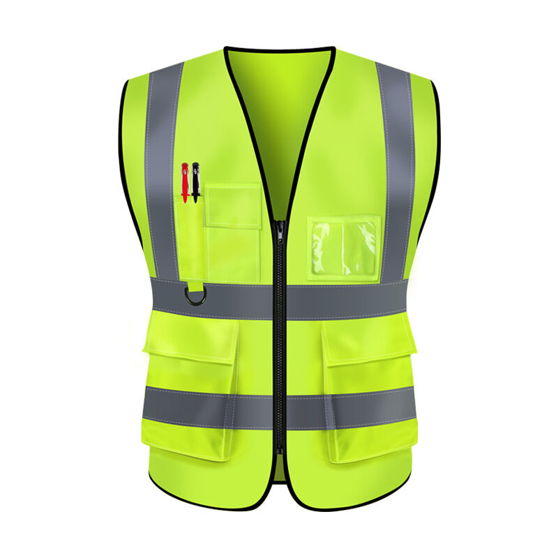 Gilet De Sécurité Haute Visibilité – Bandes Réfléchissantes – Polyester – Taille 50 Cm – Chine