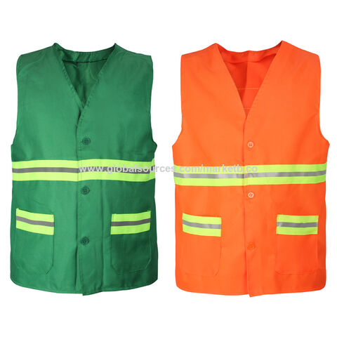 Buy Wholesale China High Reflective Warning Adjustable Polyester Fabric Hi  Vis Cycling Work Safety Vest With Led Lights & Vest at USD 2.5