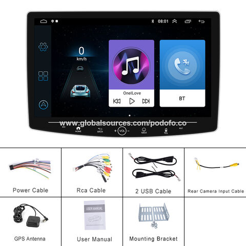 Buy Wholesale China Podofo 1+32 1 Din Android Car Radio Autoradio 7  Retractable Touch Screen Gps Wifi Bt Fm Rds Aux Oem Factory & 1 Din Android  Car Radio at USD 51.99