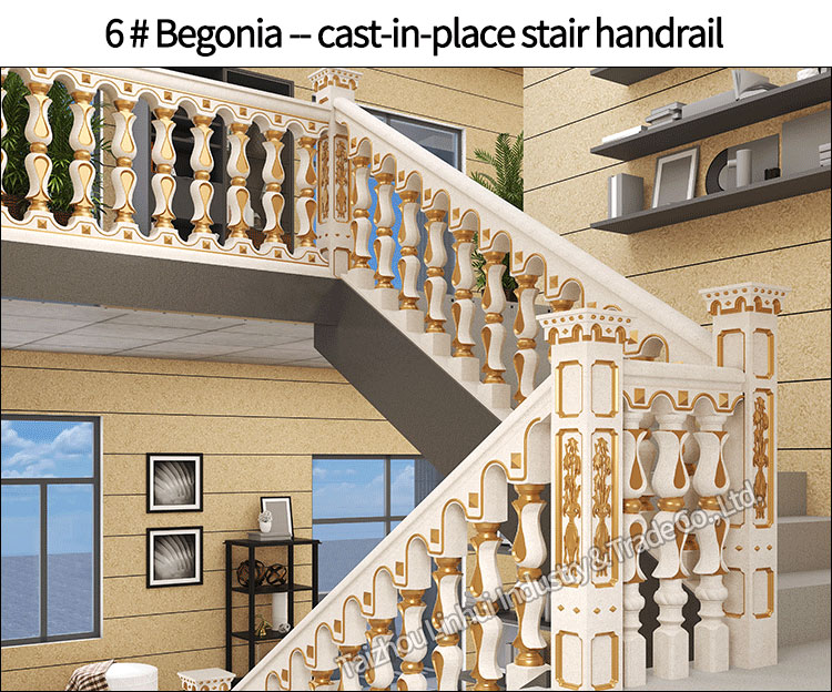 Pvc Hand Railing Mold Latest New Concrete Baluster Mold Precast Adjustable Stairs Molding ...