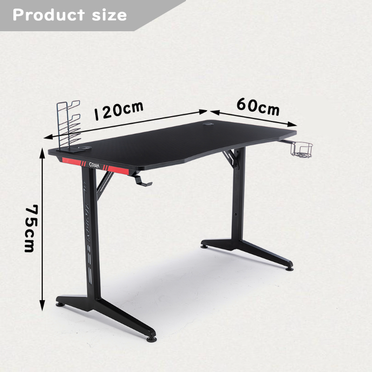 Buy Wholesale China Customizes Esports Computer L Shaped Gaming Computer Desk & Gaming Desk