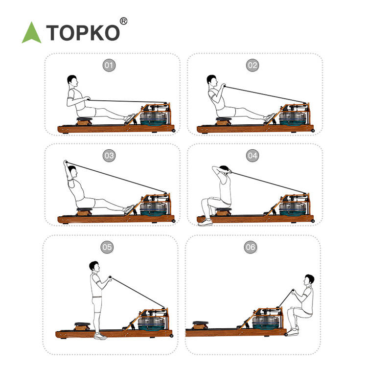 Air Rower Monitor Buy Wholesale China Topko Fitness Magnetic Air Rower Rowing Machine ...