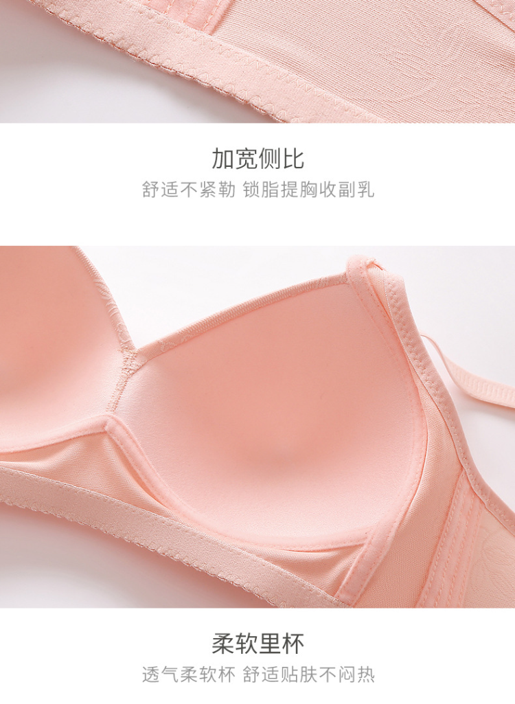 Buy China Wholesale Large Size Push-up Underwear Large Thin Bra Without  Underwire Fat Mm Middle-aged Women Receive A Pair Of Breast Anti-sagging Bra  & Wire Free Nursing Bra For Pregnant Women Lace