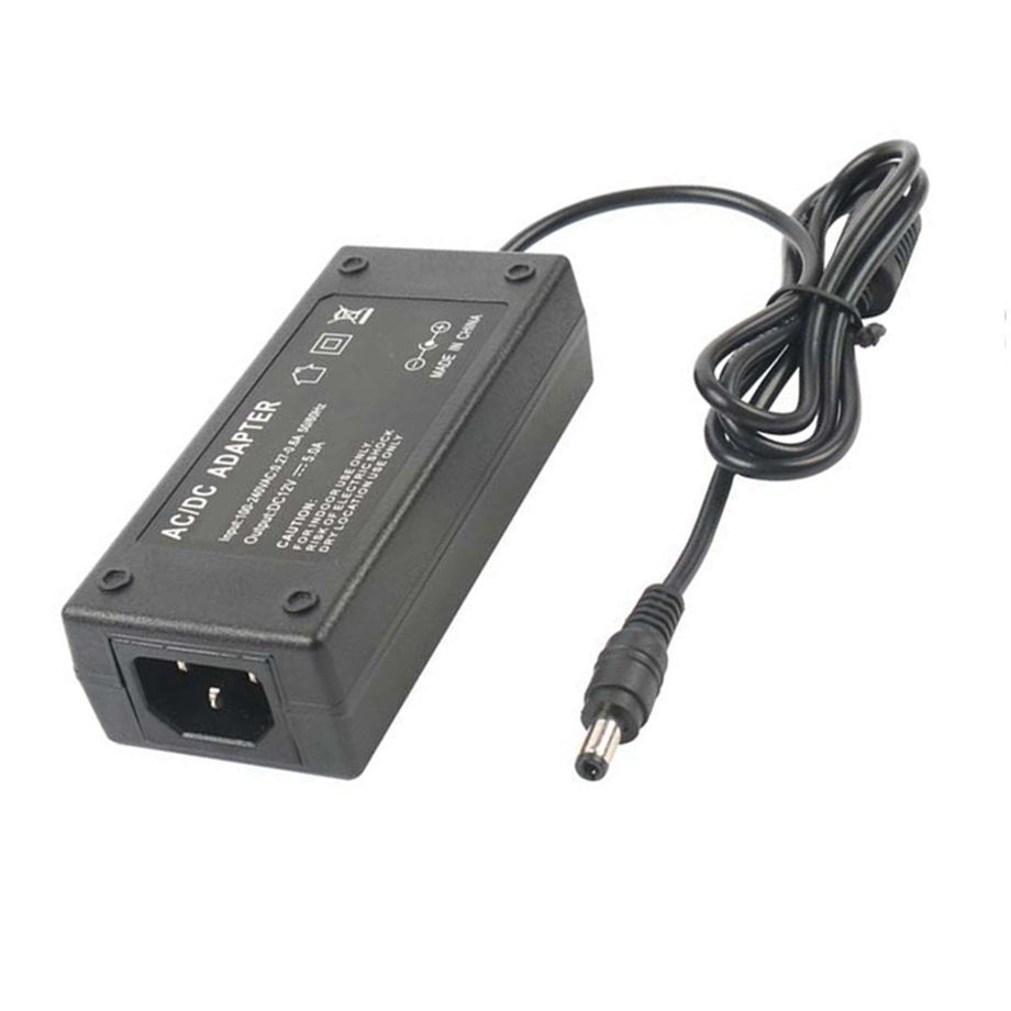 Ac / dc 12v 2a Adaptateur d'alimentation étanche Eu / us Plug pour caméra  vidéo CCTV