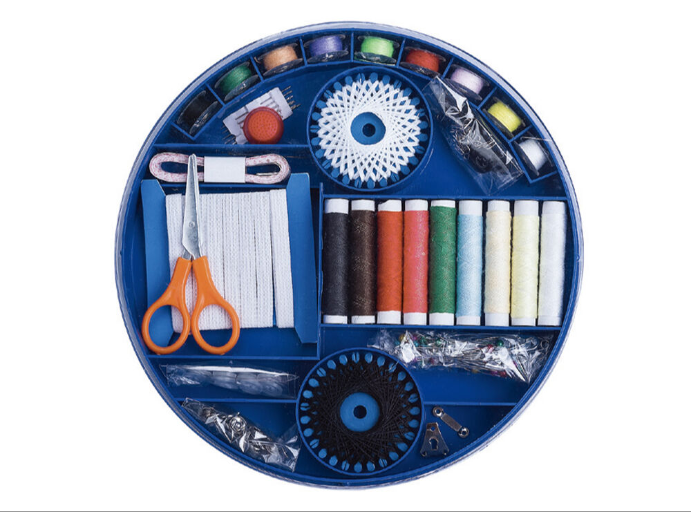 Caja de kit de costura profesional multifunción con varios accesorios -  China Kit de costura de viaje y kit de costura precio
