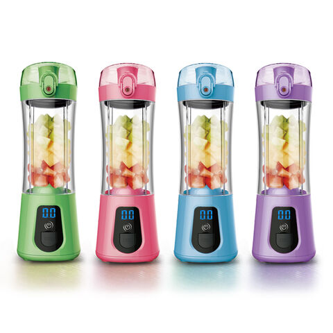  Portable Juicer Blender,Household USB Rechargeable Electric Fruit  Vegetable Extractor Juice Blender - Green: Home & Kitchen