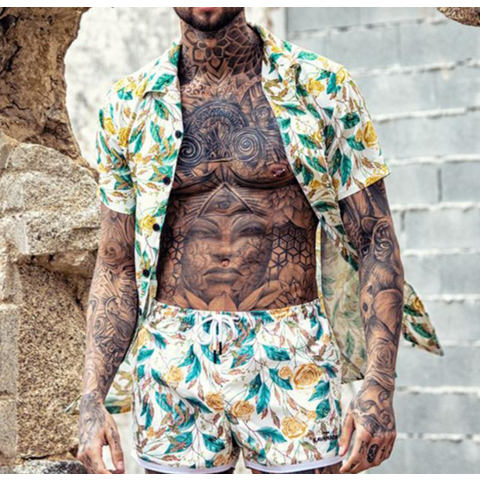 Jogging Suit: Top/Shorts Tattoo