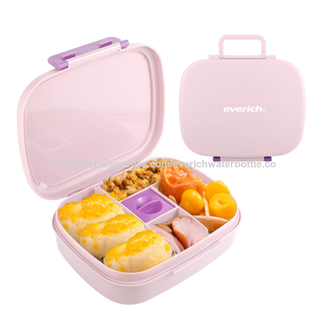 Buy Wholesale China 2023 New Design 1100ml Food Grade Bpa-free Plastic  Insulated Kids Bento Lunch Box With Carry Handle And Partion For School & Lunch  Box at USD 1.99