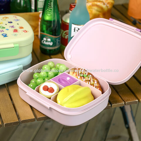 Easy to Lunch Box Lunch Box with 3 Compartments Leak Proof Bento Lunch Box  for Kids Adults 3-compartment Microwave/dishwasher - AliExpress
