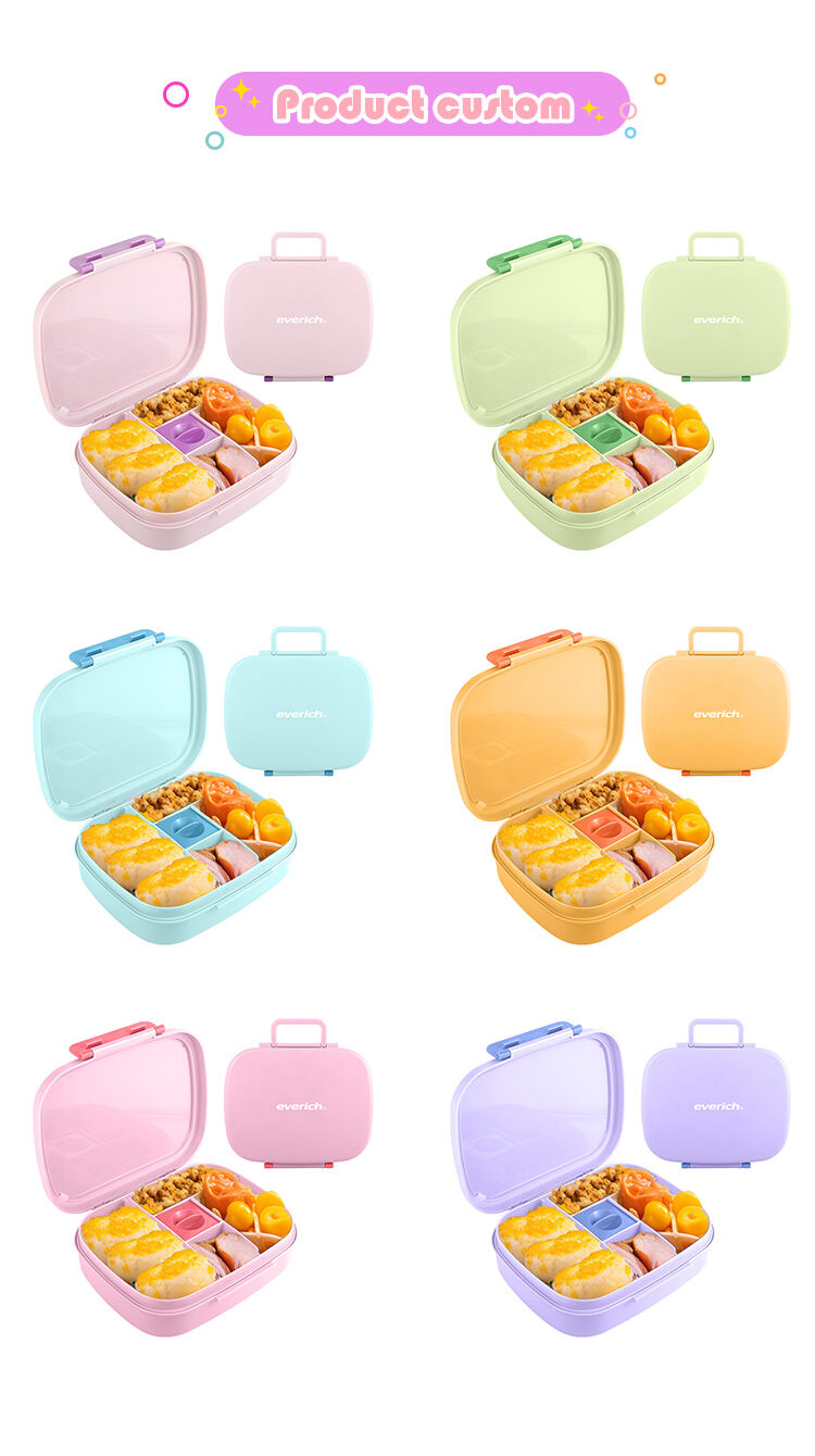 Buy Wholesale China 2023 New Design 1100ml Food Grade Bpa-free Plastic  Insulated Kids Bento Lunch Box With Carry Handle And Partion For School & Lunch  Box at USD 1.99