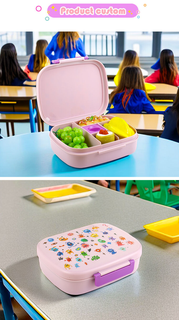 Buy Wholesale China 2023 New Design 1100ml Food Grade Bpa-free Plastic  Insulated Kids Bento Lunch Box With Carry Handle And Partion For School & Lunch  Box at USD 1.99