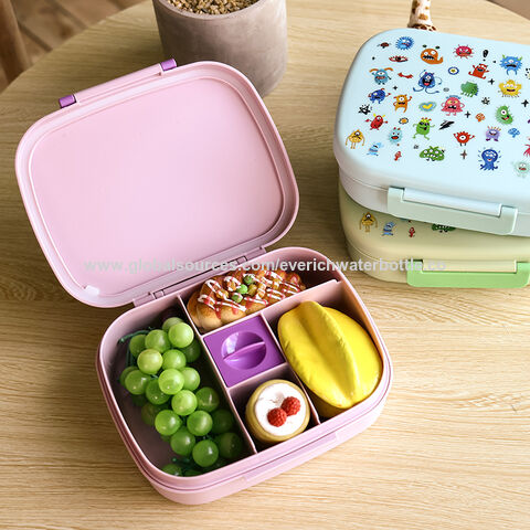 Easy to Lunch Box Lunch Box with 3 Compartments Leak Proof Bento Lunch Box  for Kids Adults 3-compartment Microwave/dishwasher - AliExpress
