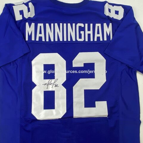 Buy Wholesale China Signed Authenticated American Football Uniforms Jersey  Mario Manningham Deebo Samuel Tommy Maddox Vince Papale & Autographed Jersey  at USD 6