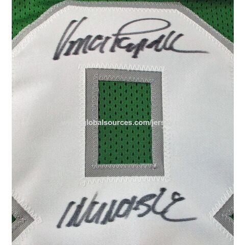 Buy Wholesale China Signed Authenticated American Football Uniforms Jersey  Mario Manningham Deebo Samuel Tommy Maddox Vince Papale & Autographed Jersey  at USD 6