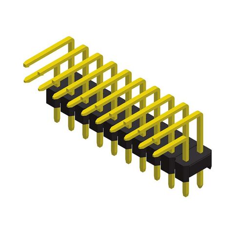 2.0mm Stiftleiste H2.0 Zweireihig rechtwinklig SMT