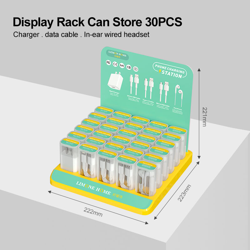 Wholesale Usb Cable With Tube Display Box Data Cable Plastic Tube Wall ...