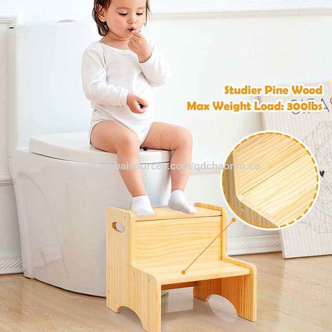 Chaise en bois massif pour enfants, tabouret pour enfants