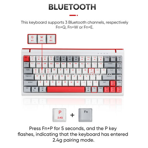 Achetez en gros Pas Cher Top Vente Sans Fil Bluetooth Faible Coût  Rétro-éclairage En Option 7 Couleur Rétro-éclairage Mini Clavier Mécanique  Chine et Clavier Mécanique De Jeu à 18.12 USD