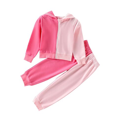 Children's Bicolor Jogging Suit Zip Hoodie Kids 2 Pieces Fashion Color  Block Girl Clothing Sets, Children's Bicolor Jogging Suit, Kids 2 Pieces,  Kids Pullover - Buy China Wholesale Girl Clothing Sets $9.26