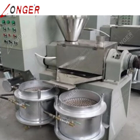 Mesin Press Minyak Ulir Industri 200kg/jam, Pemasok Mesin Press Minyak Rami