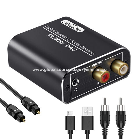 Compre Adaptador De Convertidor De Audio Coaxial óptico Digital A